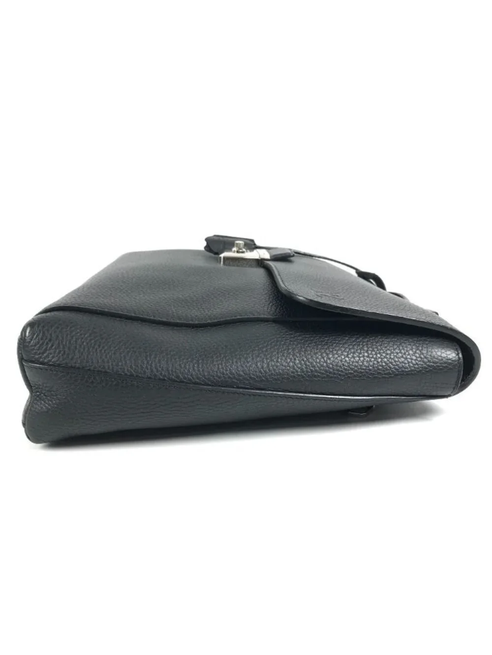 Louis Vuitton Business Bag Dorian Taurillon Leather Black